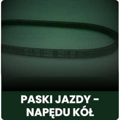 Paski jazdy - napędu kół